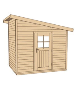Weka Anbau-Gartenhaus 260 Gr. 1 -Garten Sinn Verkaufsgeschäft 1808286 WE DE 002 ANBAUBBH28MMGR1