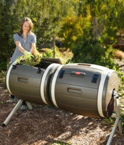 Lifetime Trommelkomposter 380 L, Ca. B165/H109/T79 Cm -Garten Sinn Verkaufsgeschäft 2024354 WE MO 001 TrommelkompostBraun380L