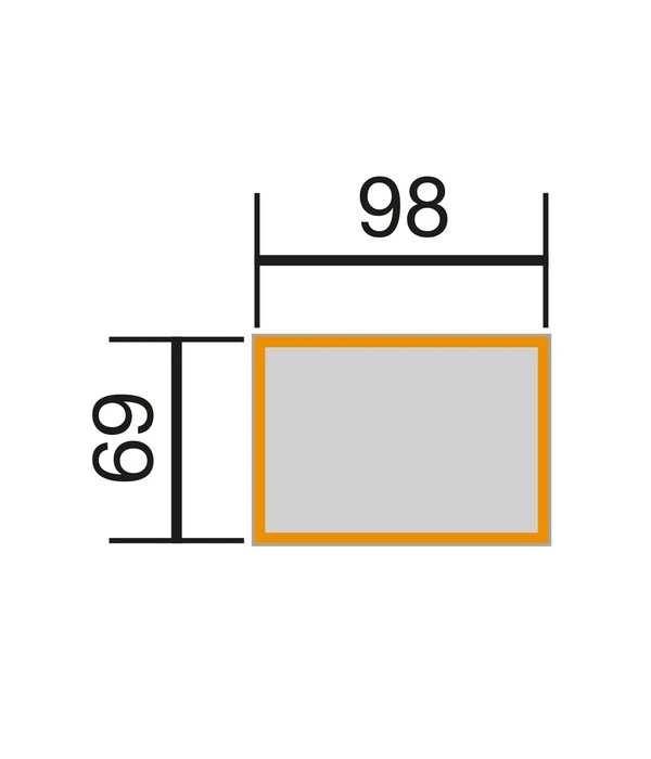 Weka Element-Hochbeet 669, Ca. B100/H69/T71 Cm 3 Weka Element-Hochbeet 669, Ca. B100/H69/T71 Cm – Bild 3