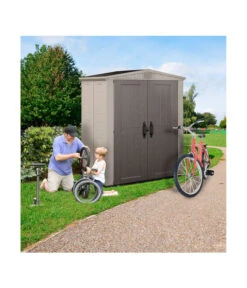 Keter Kunststoffgerätehaus Factor 6x3, Ca. B178/H208/T113,5 Cm 9 Keter Kunststoffgerätehaus Factor 6x3, Ca. B178/H208/T113,5 Cm -Garten Sinn Verkaufsgeschäft 3037827 WE MO 002 TeproGartenKunststoffgeraetehausFactor6x3 03