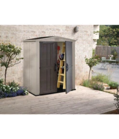 Keter Kunststoffgerätehaus Factor 6x3, Ca. B178/H208/T113,5 Cm 11 Keter Kunststoffgerätehaus Factor 6x3, Ca. B178/H208/T113,5 Cm -Garten Sinn Verkaufsgeschäft 3037827 WE MO 004 TeproGartenKunststoffgeraetehausFactor6x3 05