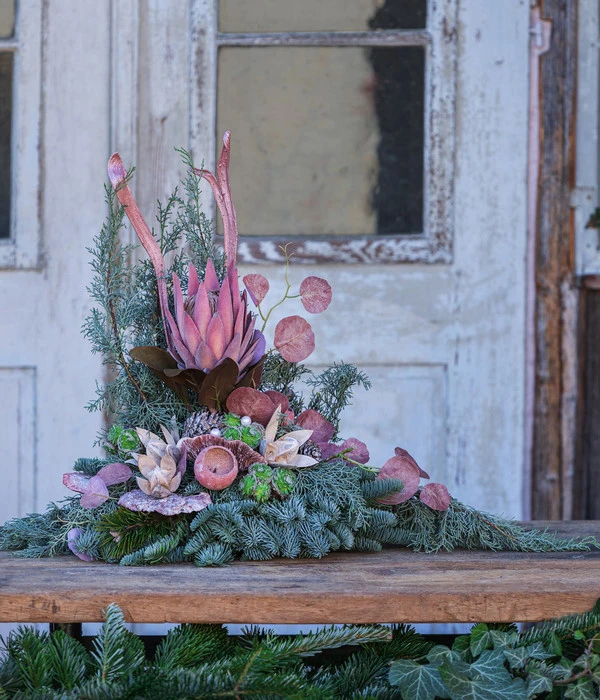 Grabgesteck Im Himmel, Ca. B70/H60/T40 Cm 2 Grabgesteck Im Himmel, Ca. B70/H60/T40 Cm – Bild 2