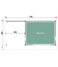 Wolff Finnhaus Gartenhaus Trondheim 70-D, Inkl. Seitendach Links -Garten Sinn Verkaufsgeschäft 6619241 WE BG 001 FinnhausGartenhaus