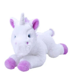 WILD REPUBLIC® Stofftier Einhorn, Ca. B35/H16 Cm