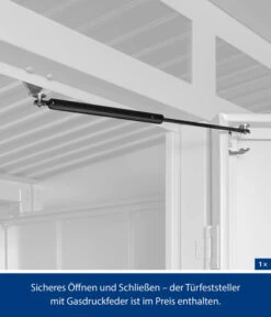 Hörmann Berry-Gerätehaus Classic-S Typ 1, Ca. B258,8/H216/T121,3 Cm -Garten Sinn Verkaufsgeschäft 6668297 WE DE 002 HoermannMetallgeraetehaus