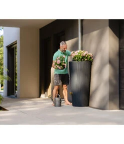 4Rain 2in1 Regenspeicher Vaso Decor, 220 L -Garten Sinn Verkaufsgeschäft 6697932 WE MO 001 RegenspeicherVasoGrau