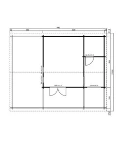 Lasita Maja Ferienhaus Blue Nile, Ca. B940/H333,2/T756 Cm -Garten Sinn Verkaufsgeschäft 6915862 WE DE 001 LasitaMajaBlockbohlenhausBlue Nile