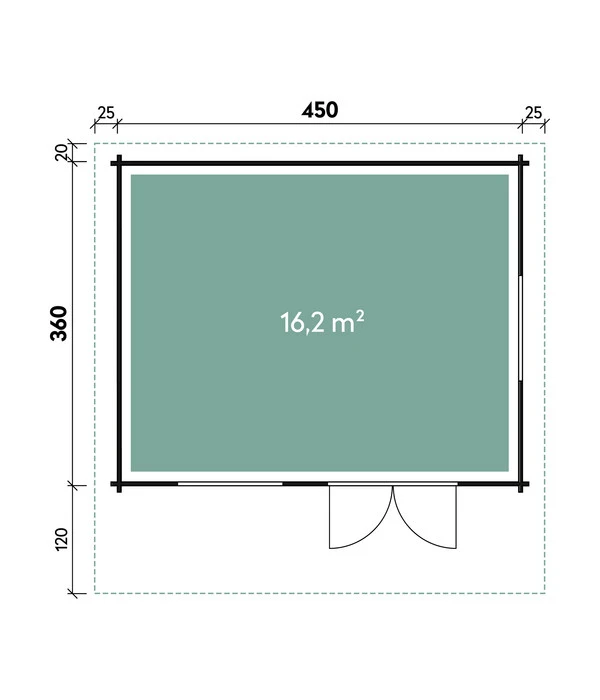 Wolff Finnhaus Gartenhaus Nordkap 44-D 2 Wolff Finnhaus Gartenhaus Nordkap 44-D – Bild 2