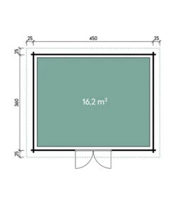 Wolff Finnhaus Gartenhaus Malmö 70-D -Garten Sinn Verkaufsgeschäft 6931414 WE DE 001 FinnhausBBHMalmoe70D