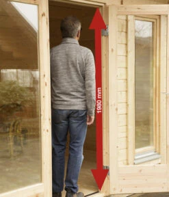 Wolff Finnhaus Gartenhaus Trondheim 70-A XL, Inkl. Lounge 400 Rechts, Ca. B780/H256/T390 Cm -Garten Sinn Verkaufsgeschäft 6931547 WE DE 004 FinnhausTrondheim