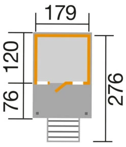 Weka Kinderstelzenhaus Tommy, Ca. B229/H282/T276 Cm -Garten Sinn Verkaufsgeschäft 6950745 WE DE 001 WekaKinderstelzenhaus