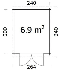 Palmako Gartenhaus Ella -Garten Sinn Verkaufsgeschäft 6975932 WE BG 001 PalmakoGartenhausElla