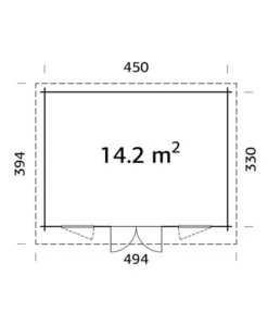 Palmako Gartenhaus Lisa -Garten Sinn Verkaufsgeschäft 6976575 WE BG 001 PalmakoGartenhausLisa